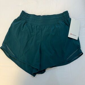 Green Lululemon Hotty Hot shorts